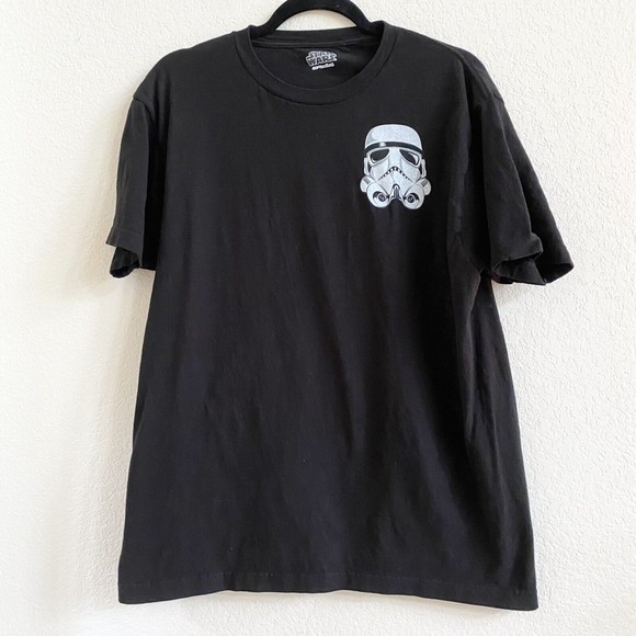 Star Wars Stormtrooper Men’s Black Crewneck Graphic Tee T-Shirt Size M - Picture 1 of 6